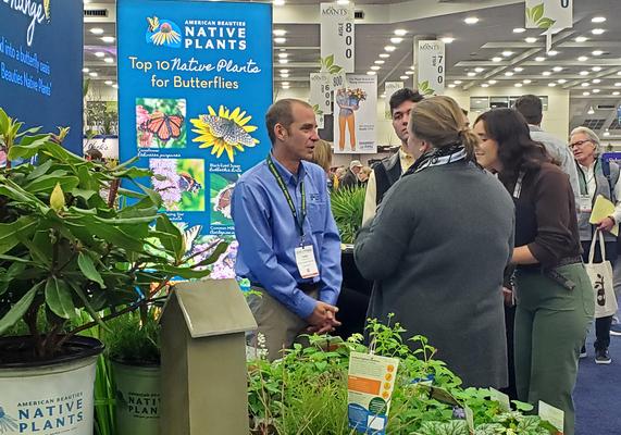 PCF Booth-Chris and customer